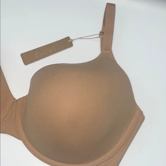 SKIMS Fits Everybody T-Shirt Bra Ochre size 34DDDD 34G new with tags - Picture 5 of 5